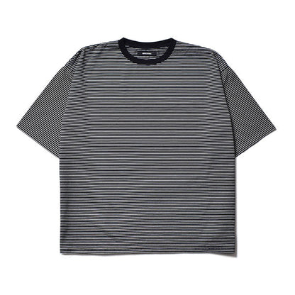 Micro Border Loose Crewneck T-SH