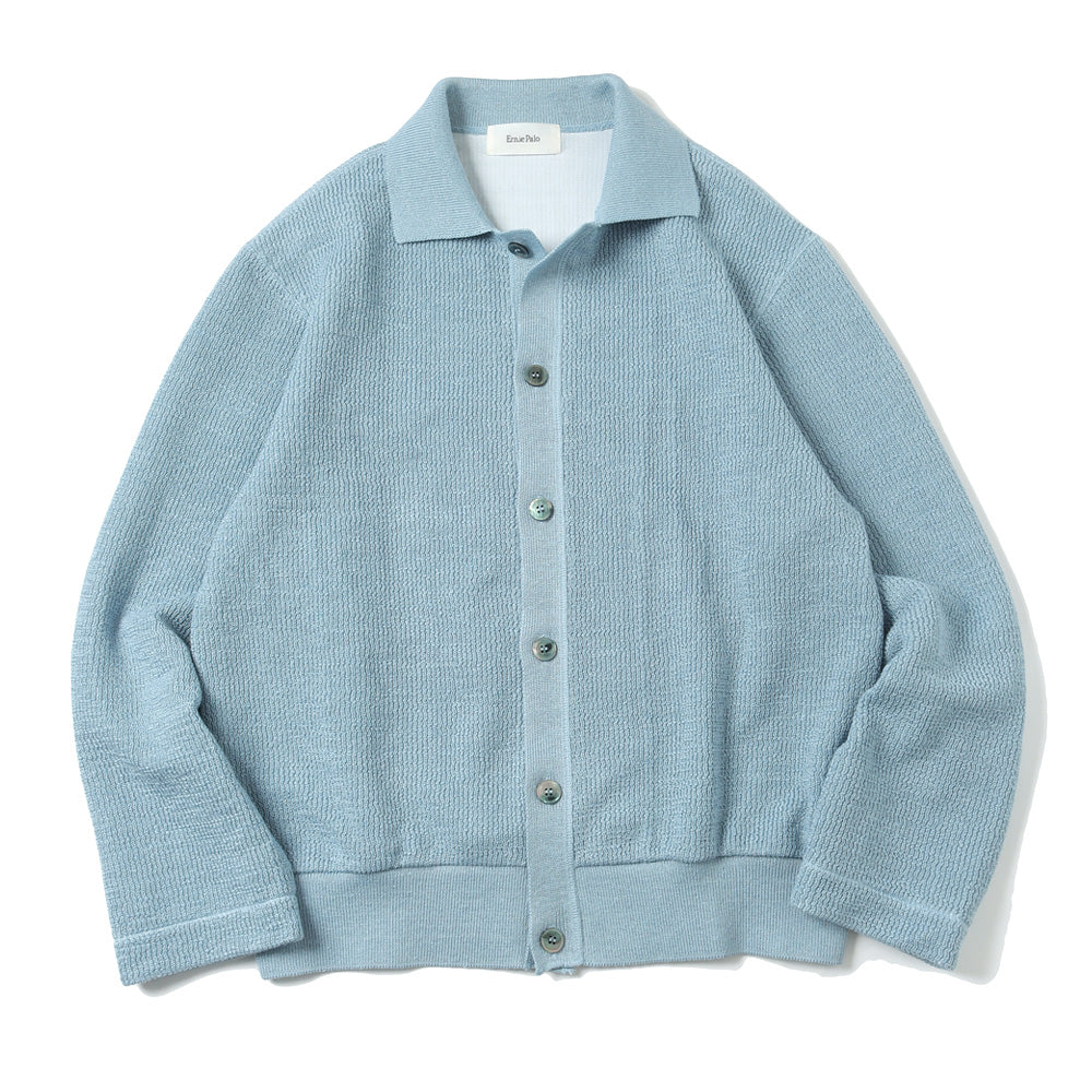 Rib Collar Cardigan