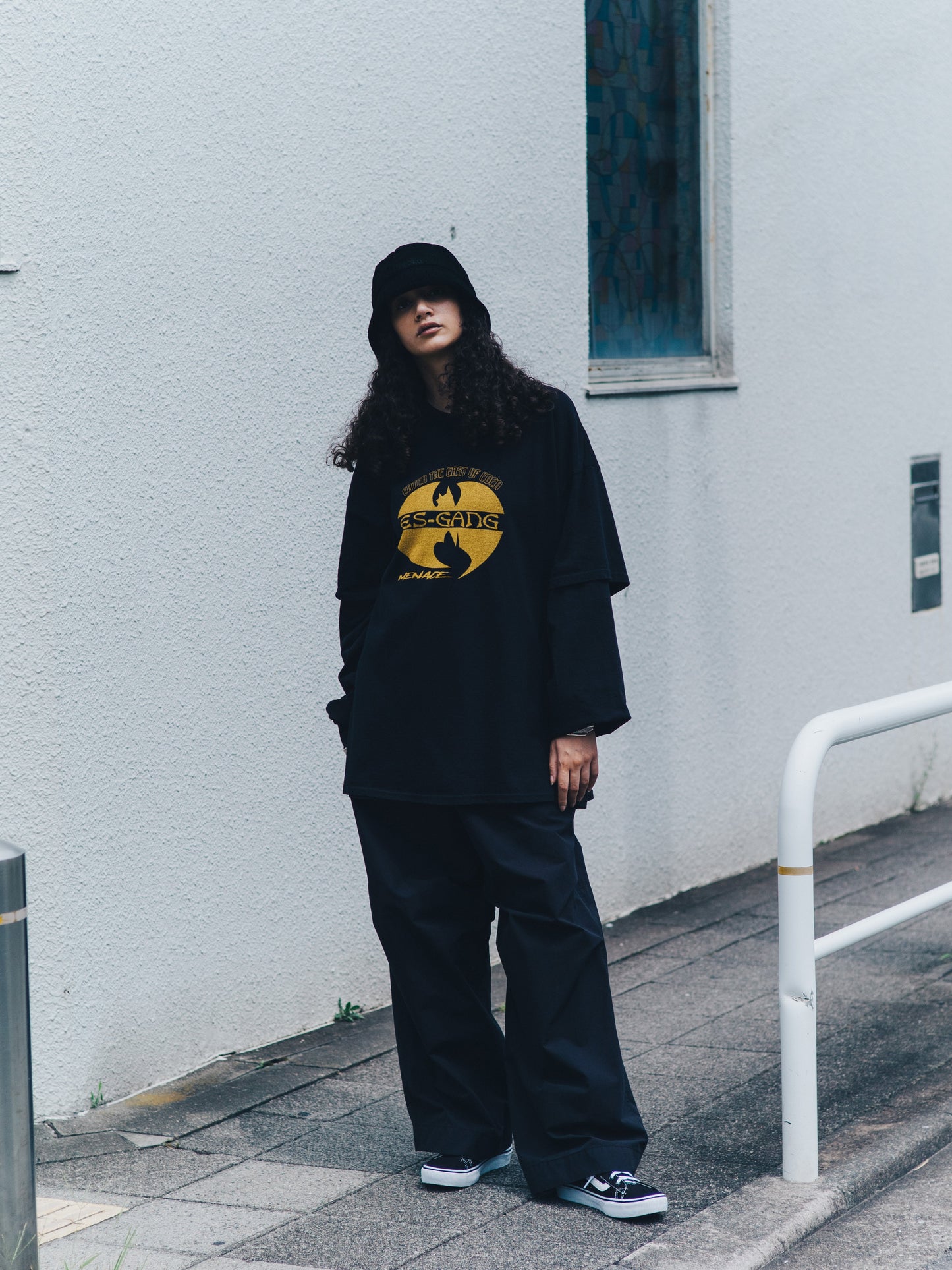 LAYERED OVERSIZE LONG T-SHIRT