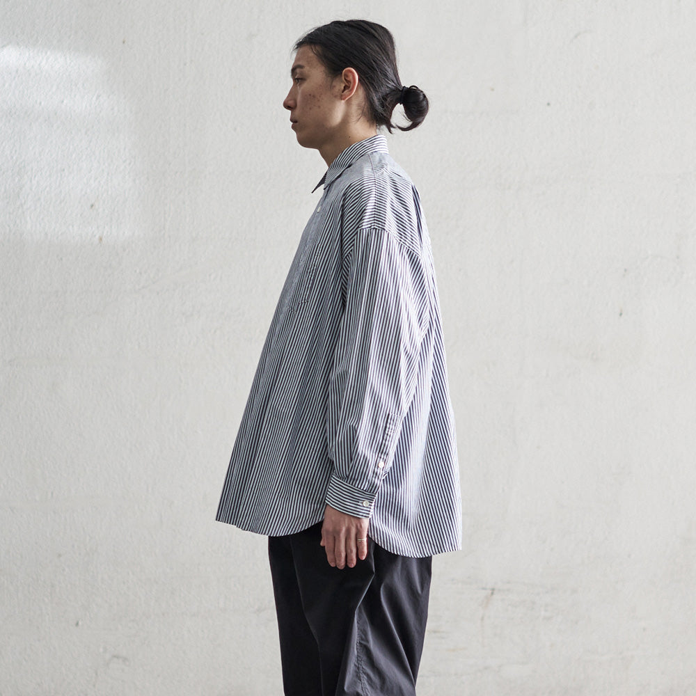 FreshService) CORPORATE STRIPE REGULAR COLLAR SHIRT (FSW-22