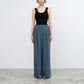 Satin Easy Wide Pants DARK SLATE