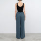 Satin Easy Wide Pants DARK SLATE