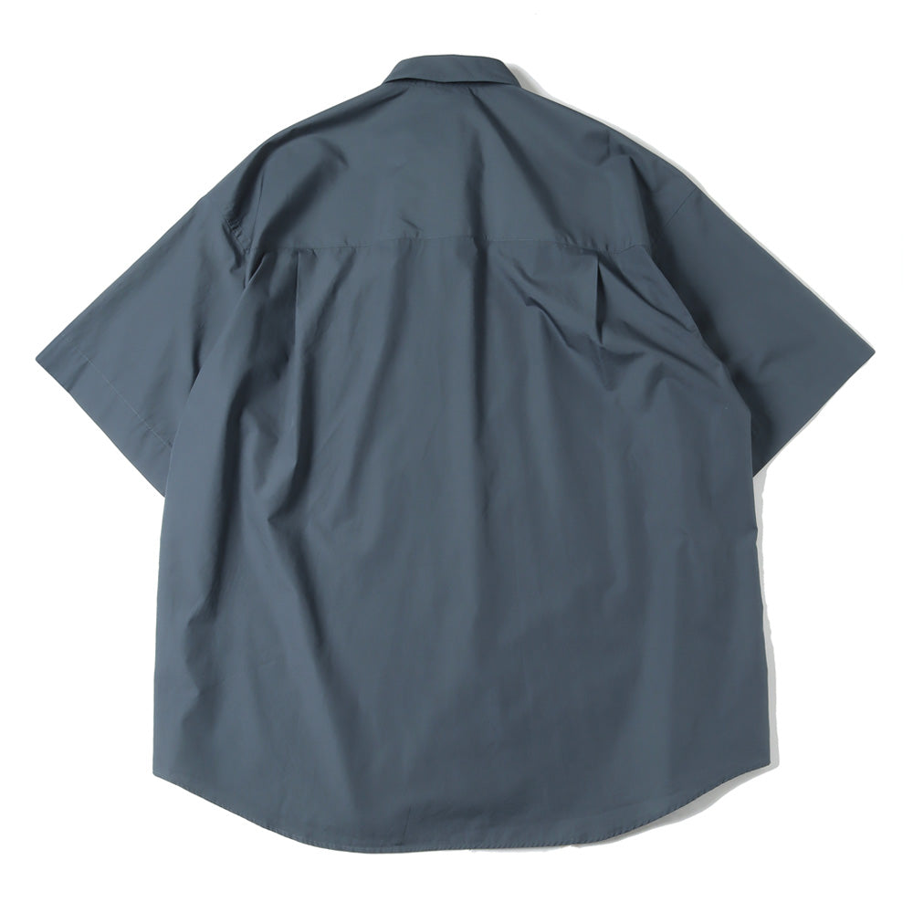 Broad S/S Oversized Regular Collar Shirt DARK SLATE