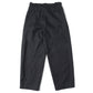 OFFICER PANTS 2TUCK WIDE ORGANIC RAMIE OX