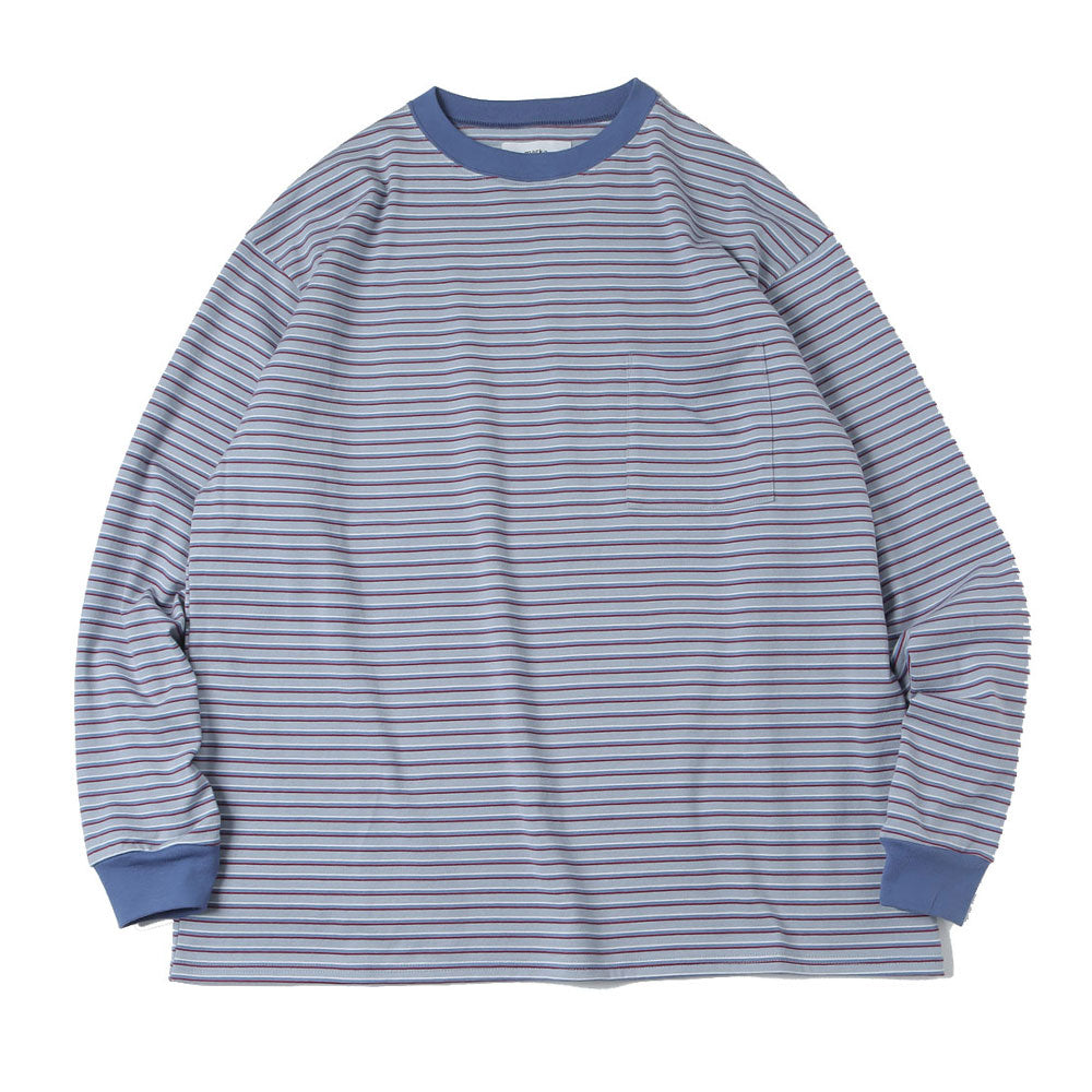 BORDER TEE L/S ORGANIC COTTON BORDER