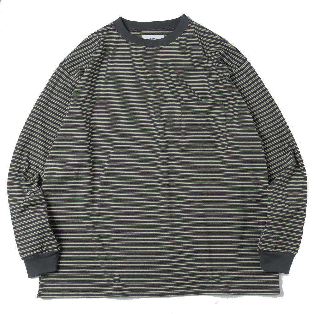 BORDER TEE L/S ORGANIC COTTON BORDER