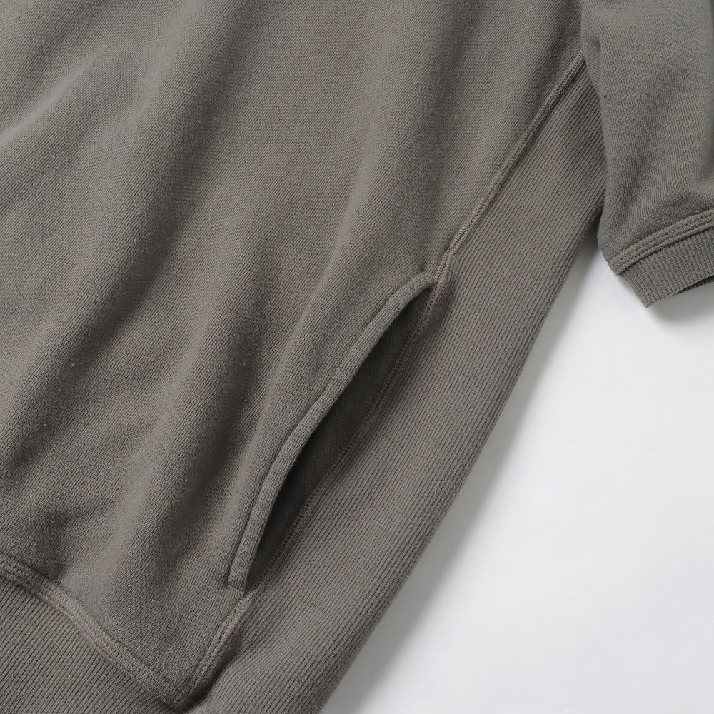 DWELLER S/S CREW PULLOVER COTTON SWEAT OVERDYED