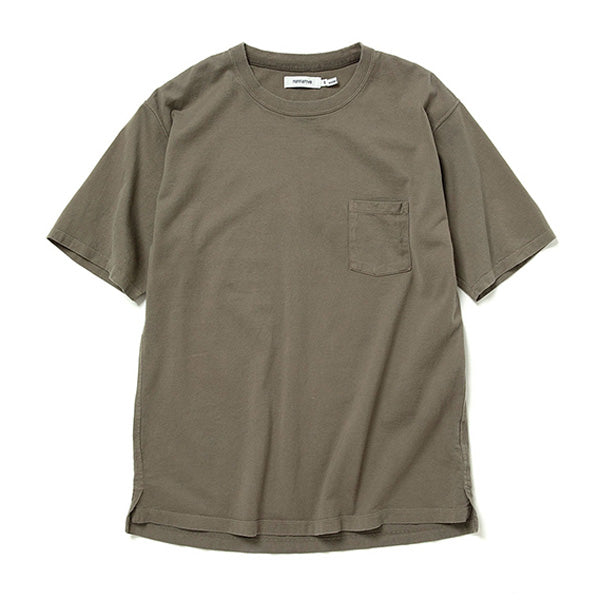 DWELLER S/S TEE COTTON JERSEY OVERDYED