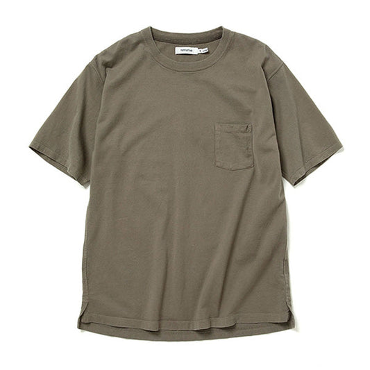 DWELLER S/S TEE COTTON JERSEY OVERDYED