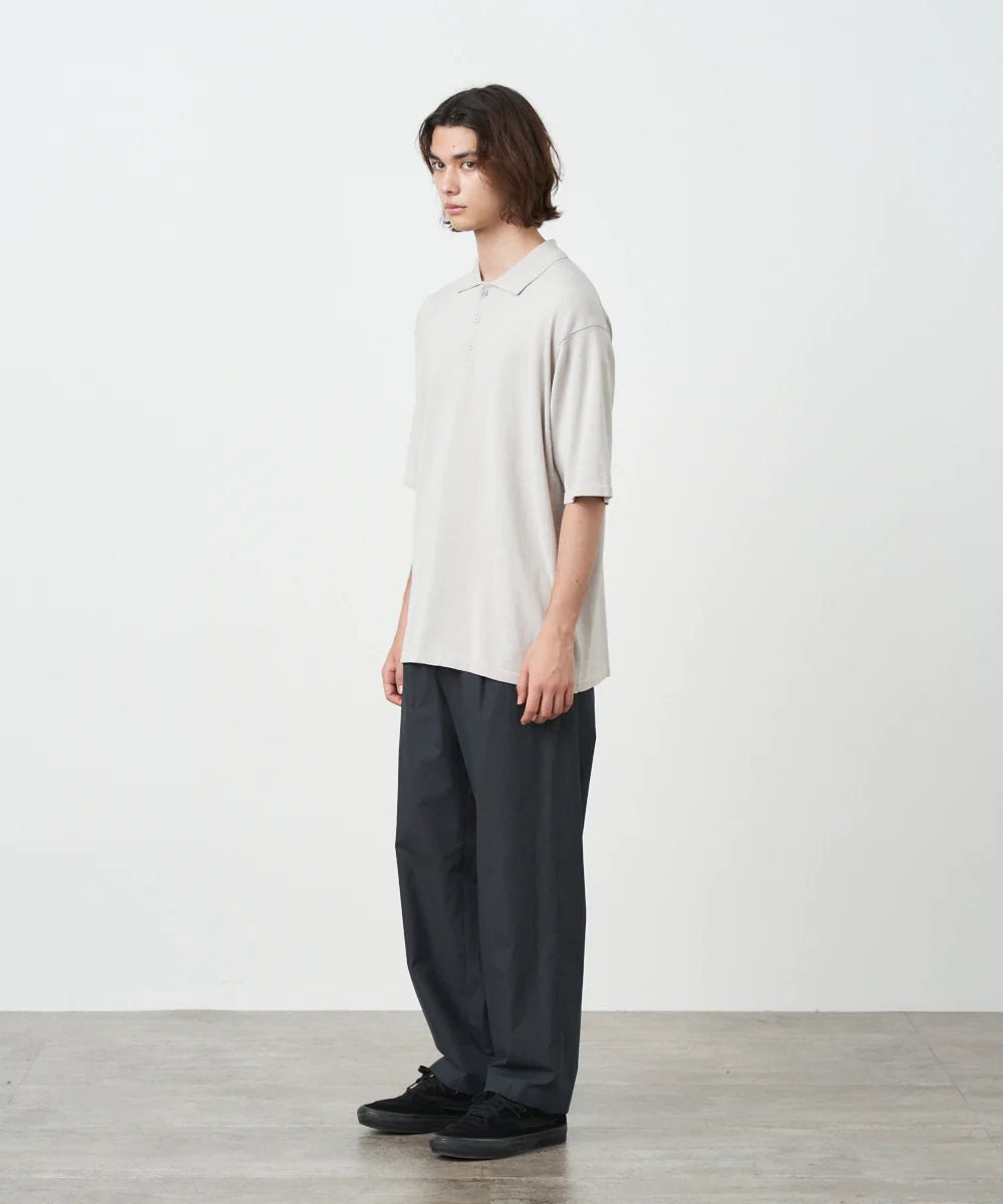 COTTON TYPEWRITER | EASY TAPERED PANTS