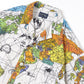 DW-PAJAMA SH/WORLD MAP/WHITE