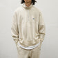 Linen Terry Neck Zip Anorak