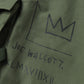Cotton back satin print Jean-Michel Basquiat P006