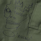 綿バックサテンプリント Jean-Michel Basquiat P006