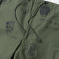 Cotton back satin print Jean-Michel Basquiat P006