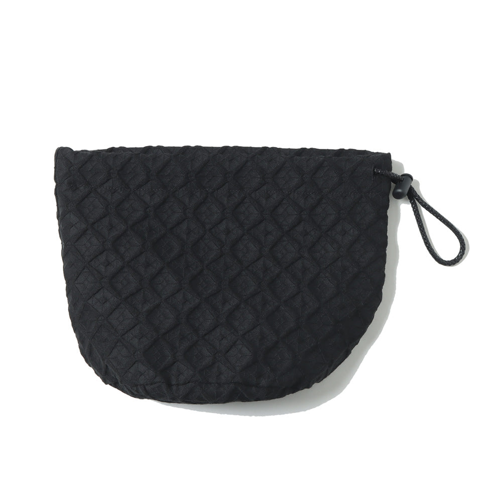 PARQUET PATTERN JACQUARD KINCHAKU BAG