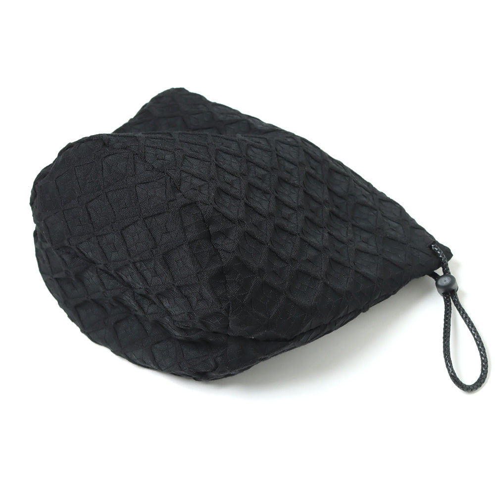 PARQUET PATTERN JACQUARD KINCHAKU BAG