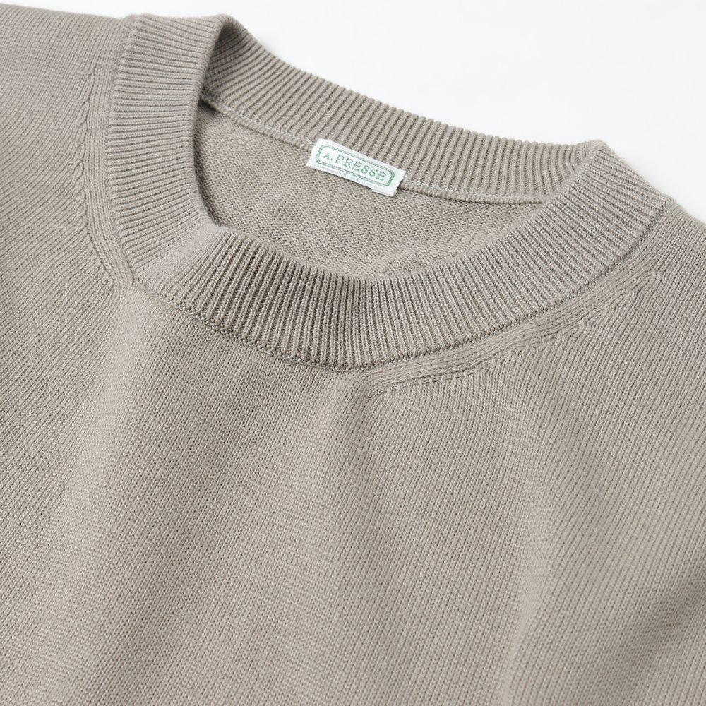 A.PRESSE (ア プレッセ) Cotton Knit L/S T-Shirt 23SAP-03-03H (23SAP