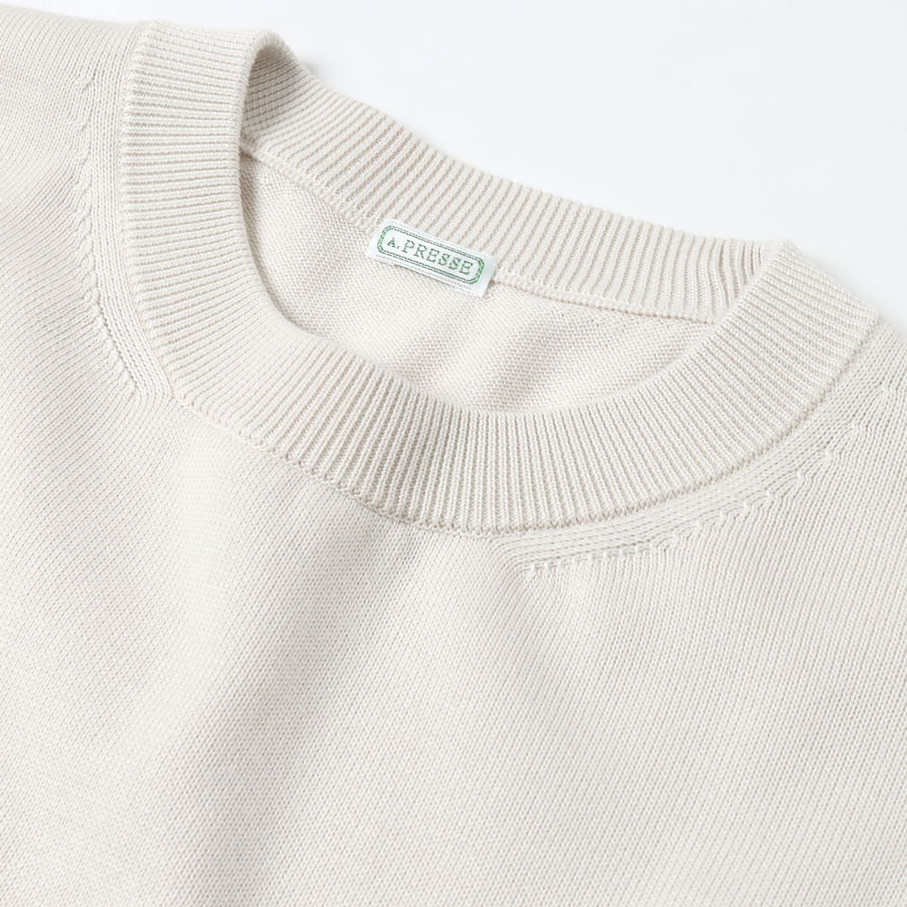 A.PRESSE (ア プレッセ) Cotton Knit L/S T-Shirt 23SAP-03-03H (23SAP