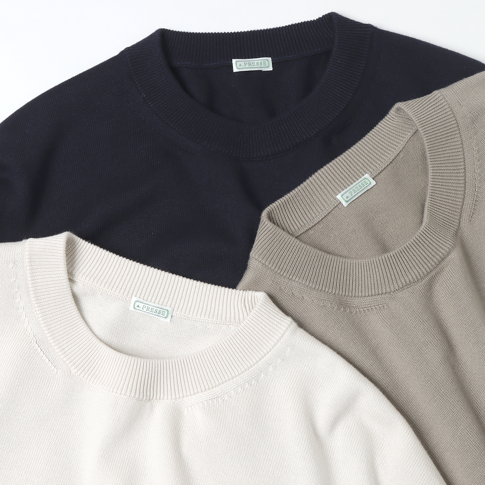 Cotton Knit L/S T-Shirt