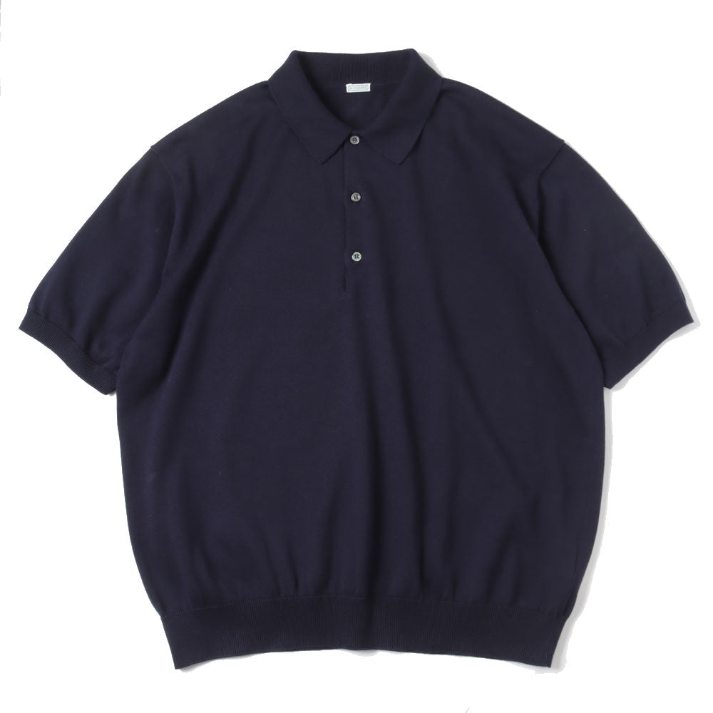 A.PRESSE (ア プレッセ) Cotton Knit S/S Polo Shirts 23SAP-03-04H