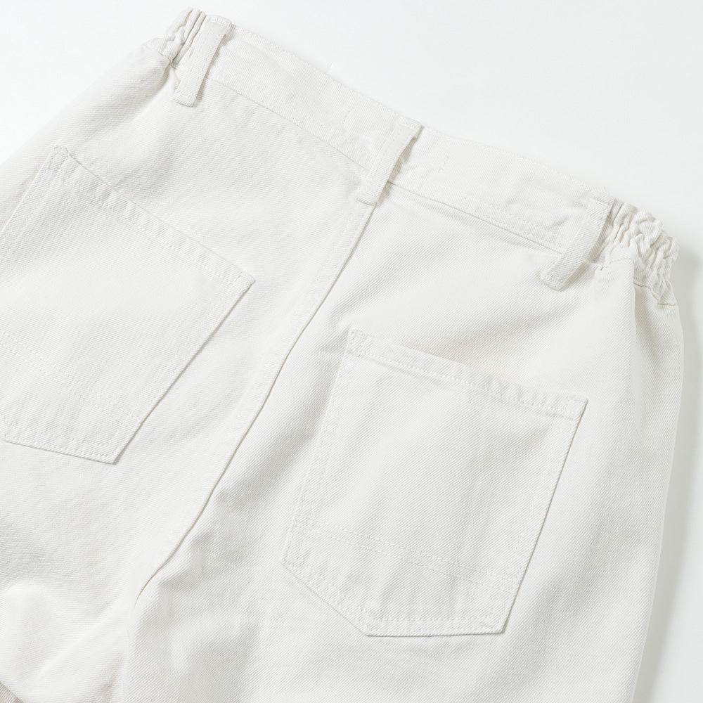 12oz DENIM EASY PANTS(WHITE)