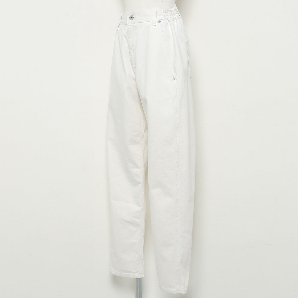 12oz DENIM EASY PANTS(WHITE)