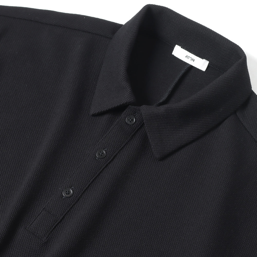 ATON) SUPIMA AIR KANOKO POLO SHIRTS (KKAGSM0403) | ATON / シャツ 
