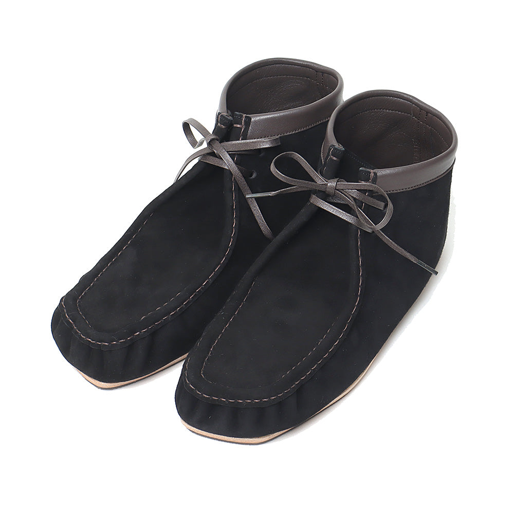 SUEDE MOCCASIN SHORT BOOTS