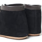 SUEDE MOCCASIN SHORT BOOTS