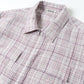 LINEN SILK CHECK ZIP BLOUSON