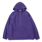 WASHED COTTON NYLON WEATHER HOODED ZIP P/O