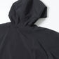 WASHED COTTON NYLON WEATHER HOODED ZIP P/O