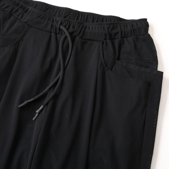 WIDE TAPERED EASY PANTS (MESH)