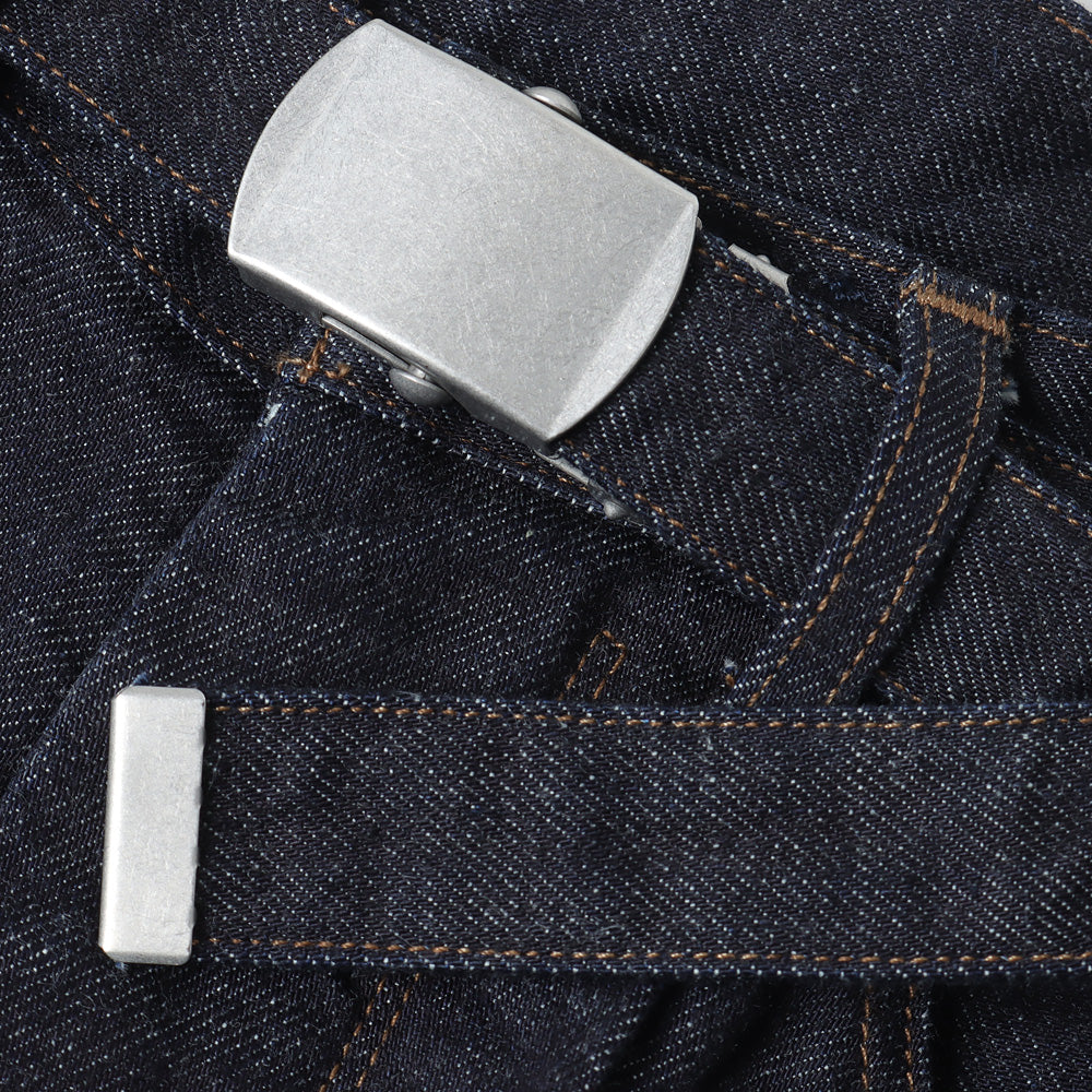 12.9oz Selvage Denim GI-belt Pants