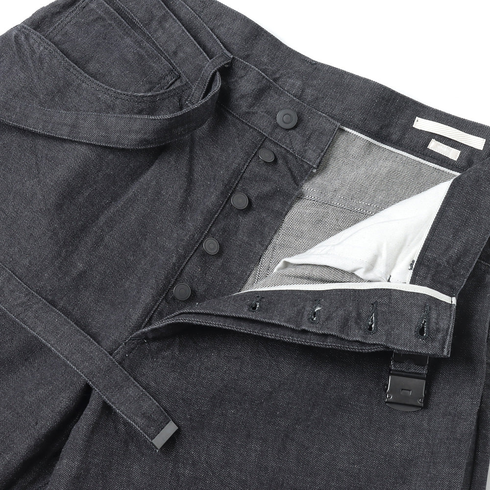 12.9oz Selvage Denim GI-belt Pants