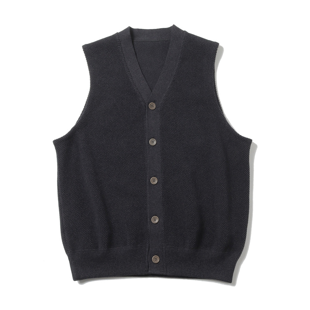 Moss Stitch V/N Vest