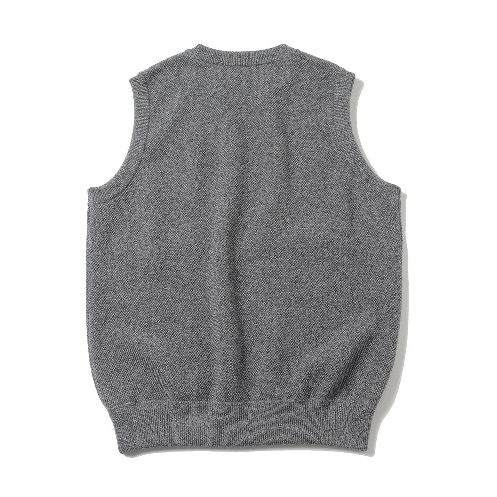 Moss Stitch C/N Vest