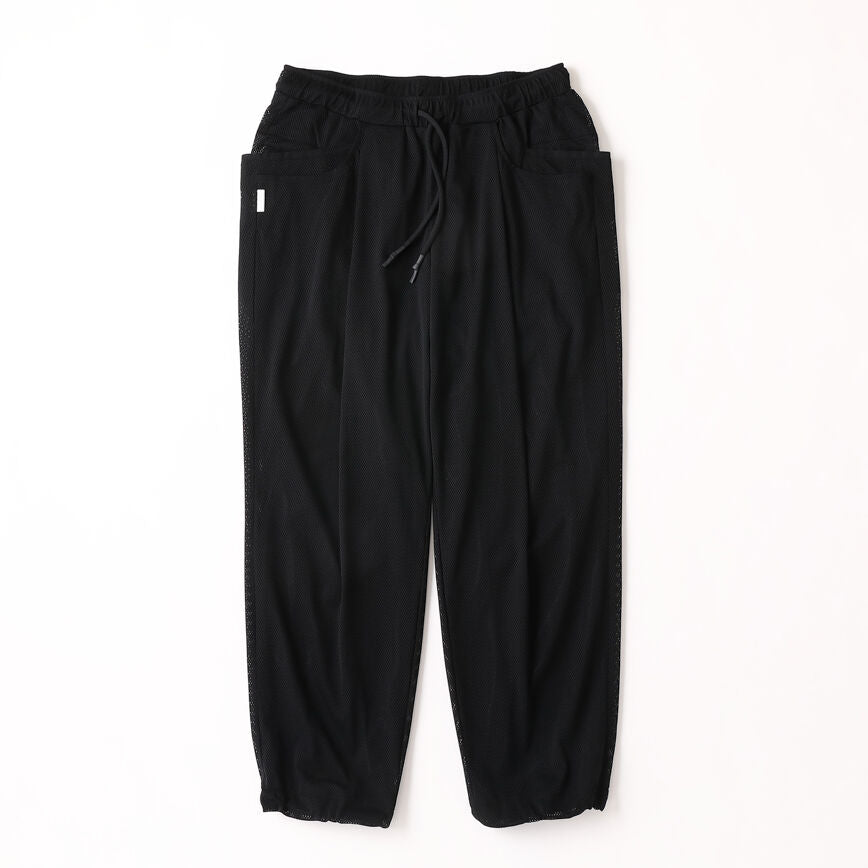 WIDE TAPERED EASY PANTS (MESH)