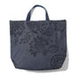 Carry All Tote - Floral Print 8oz Denim