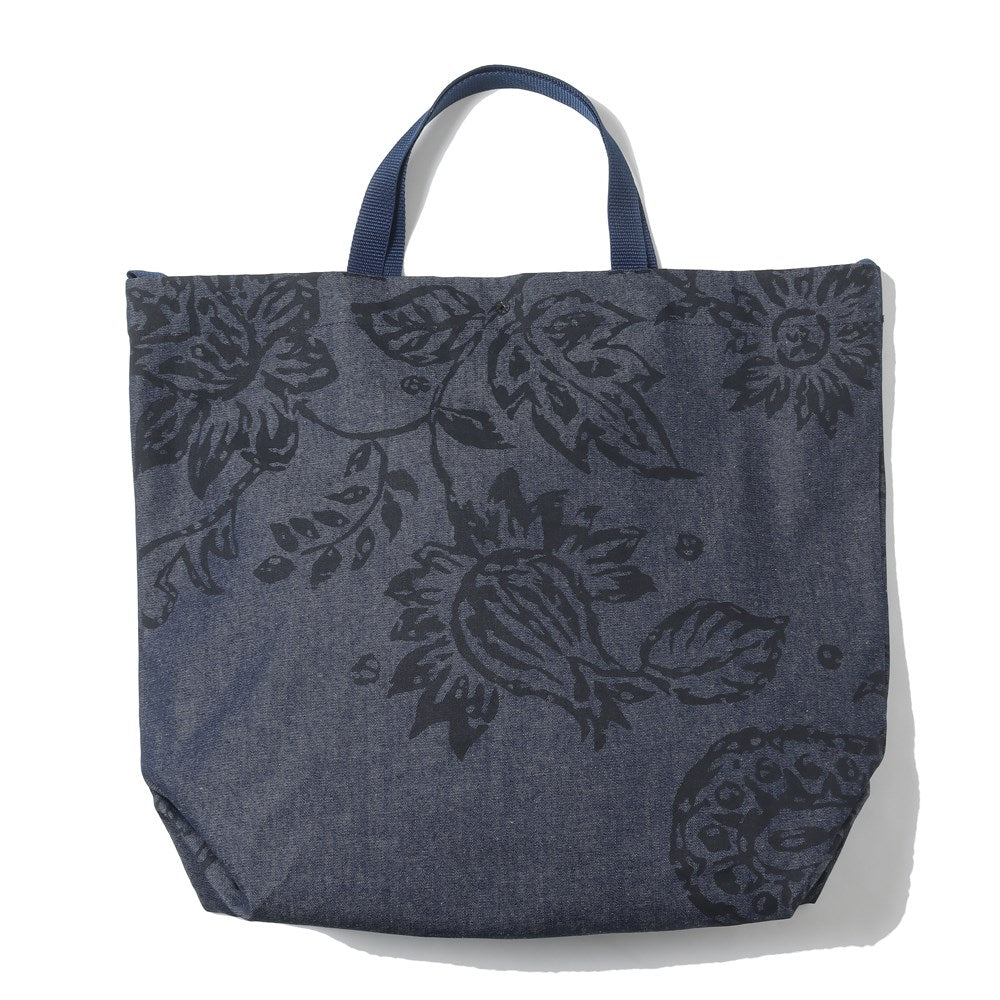 Carry All Tote - Floral Print 8oz Denim