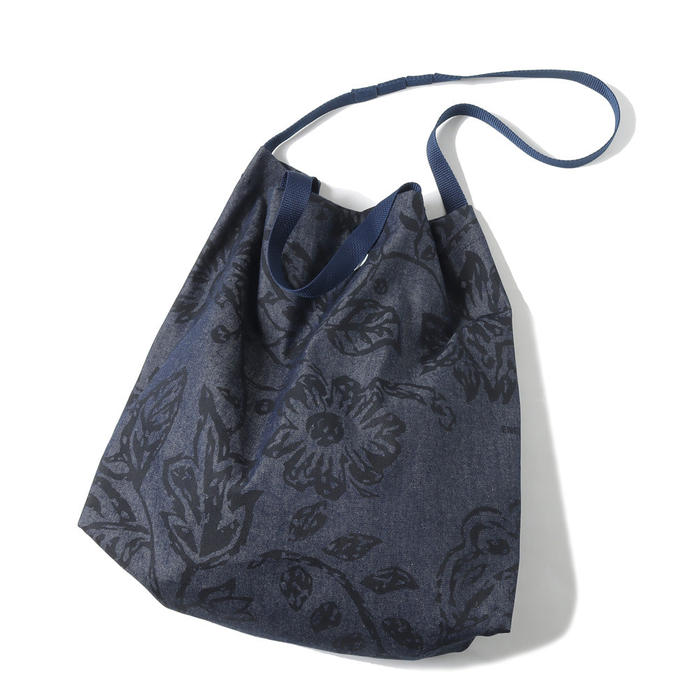 Carry All Tote - Floral Print 8oz Denim