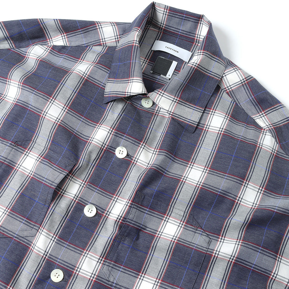 ZIPPED CHECK SHIRT