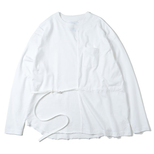 ASSYMETRICAL BELTED LS TEE