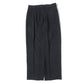 Two-tuck Wide Tapered Pants (T/R Hopsack)