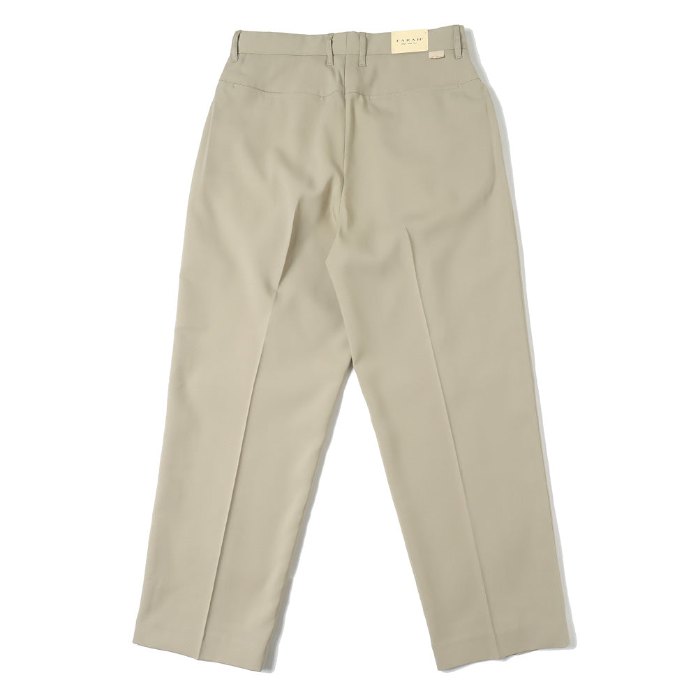 Two-tuck Wide Tapered Pants (T/R Hopsack)