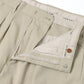Two-tuck Wide Tapered Pants (T/R Hopsack)