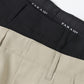 Two-tuck Wide Tapered Pants (T/R Hopsack)