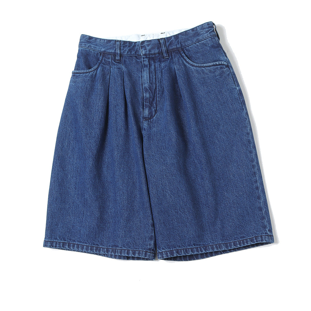 Two-tuck Wide Shorts(デニム)