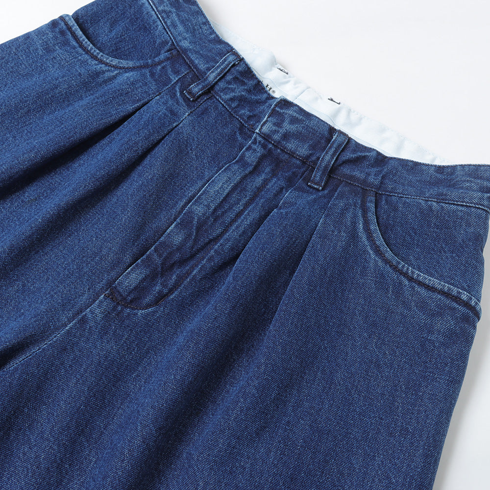 Two-tuck Wide Shorts(デニム)